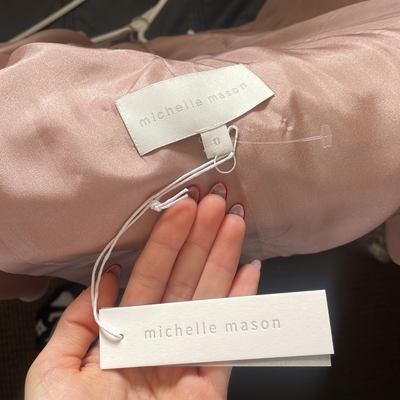 MICHELLE MASON
Open-back devoré-velvet mini wrap dress - Picture 5 of 5